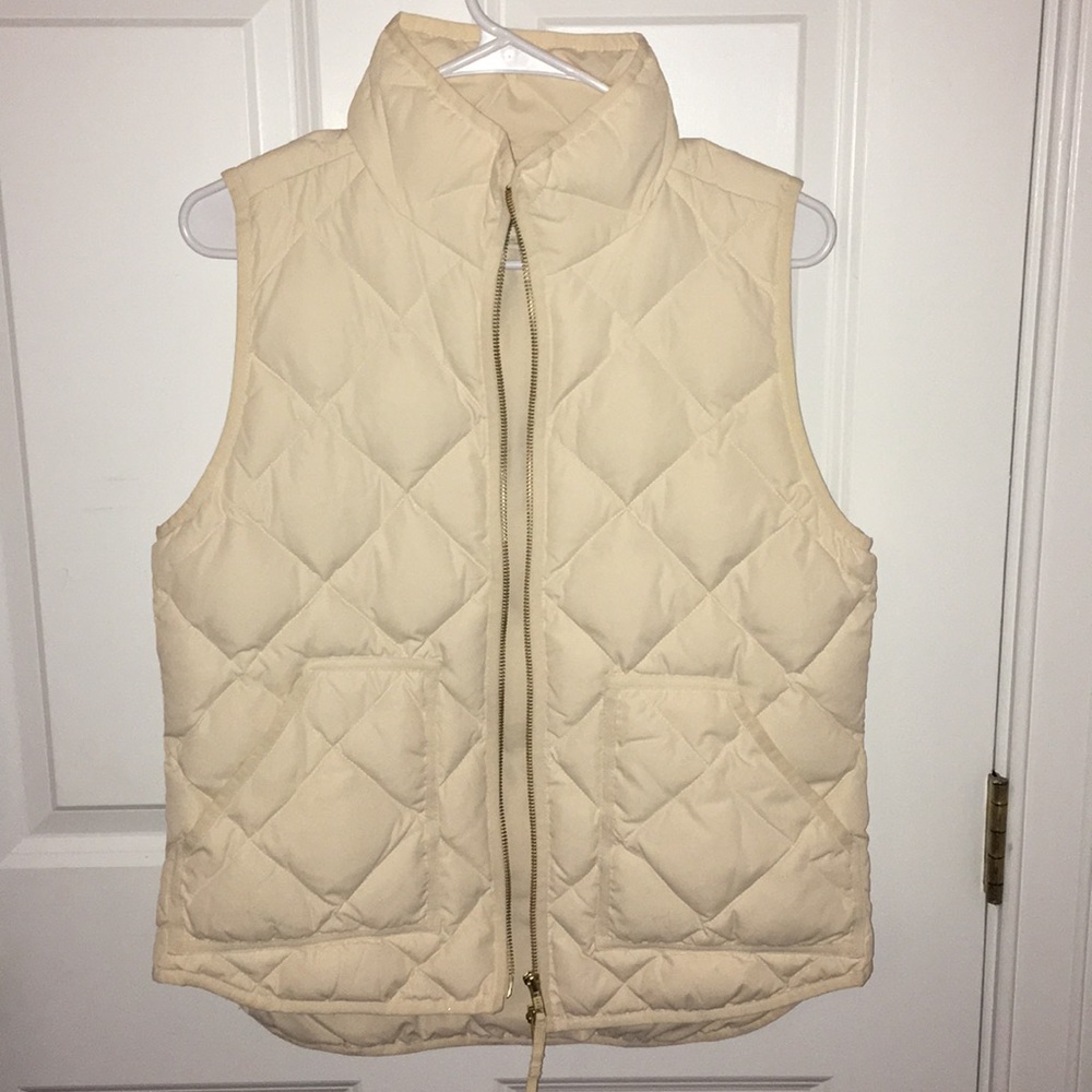 J. Crew Factory Cream Vest
